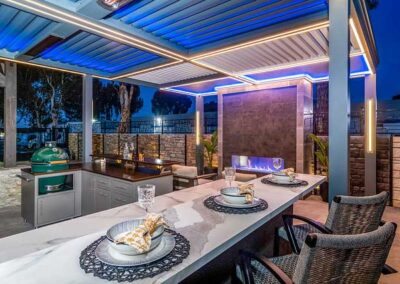 Open Air Living USA features the Serenity Pergola, offering full Cover Cooling Shade