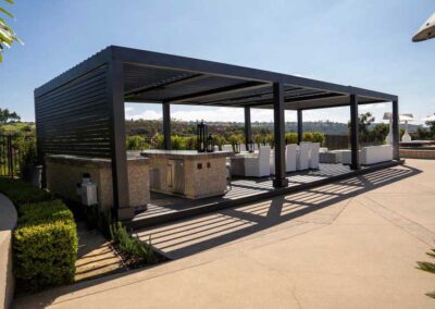 Open Air Living USA presents the Solace premier louvered pergola