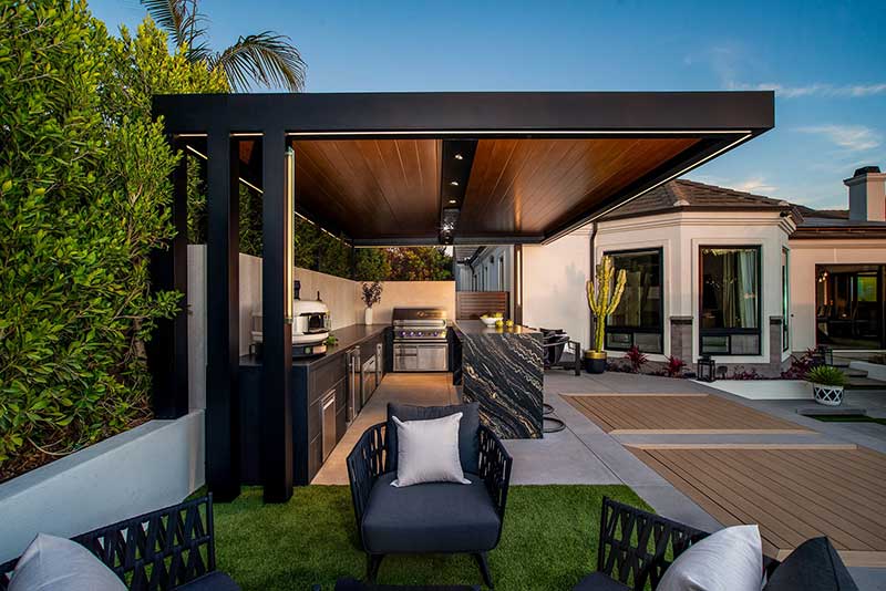 Cantilever Patio Covers offered by Open Air Living USA